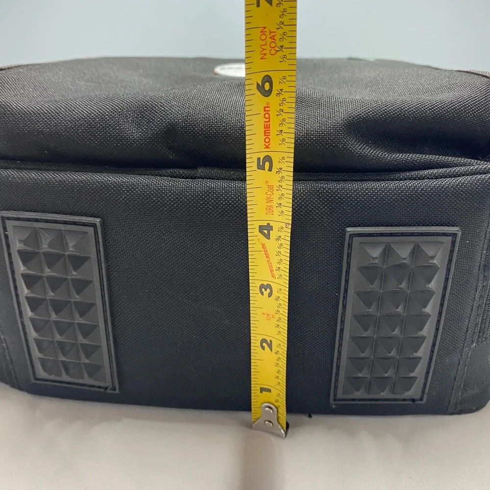Dell Black Padded Projector Carrying Case Nylon Travel Bag with Divider 10x11x5